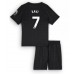 Tottenham Hotspur Xavi Simons #7 Bortedraktsett Barn 2025-26 Kortermet (+ Korte bukser)